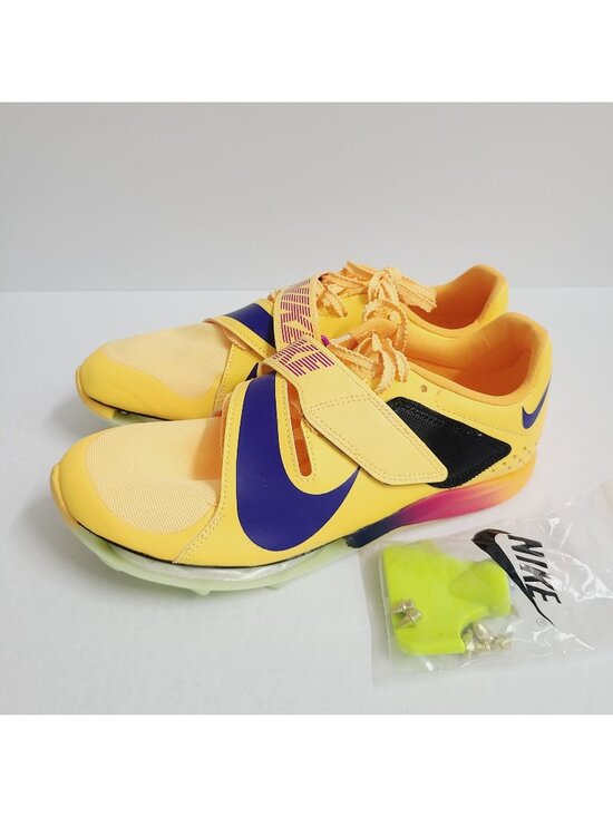 Nike Zoom Long Jump Elite Track & Field Shoes SPIKES FZ9326-800 Size 6 Yellow #1 main image 7